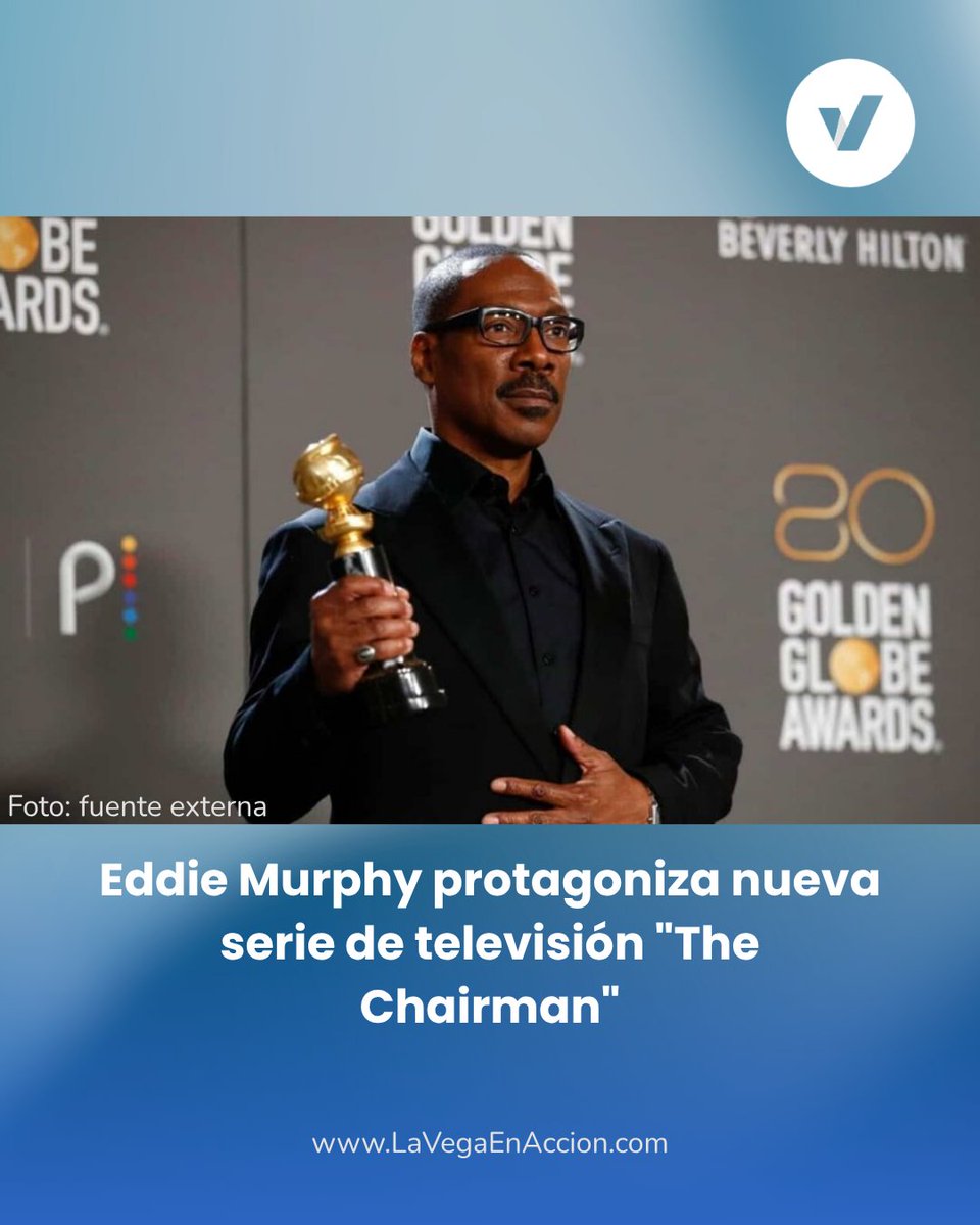 LaVega_enAccion's tweet photo. Eddie Murphy debutará como protagonista fijo de una serie de televisión con “The Chairman”, un drama creado por Matthew Weiner, responsable de “Mad Men”. 

#EddieMurphy
#TheChairman
#MatthewWeiner
#MadMen 

 🌐  https://t.co/UTLEiSGjXv https://t.co/usBDZAjwCk