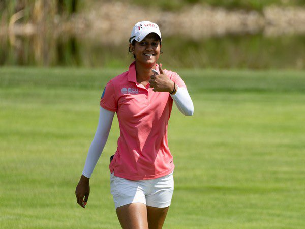 TheKhelIndia's tweet photo. INDIA’S GOLF RESULT UPDATES!!! 🏌️‍♀️🇮🇳

Women’s Individual:
Pranavi Urs | 1st | -15 (🏅)
Diksha Dagar | 18th | +5
Aditi Ashok | 19th | +5

Women’s Team - 2nd | -11 (🥈)

Men’s Individual:
Veer Ahlawat | 10th | -6
Saptak Talwar 11th | -5
Yuvraj Sandhu | =23rd | +1

Men’s  Team - 6th | -11

Tomorrow will be the Final Round ✅