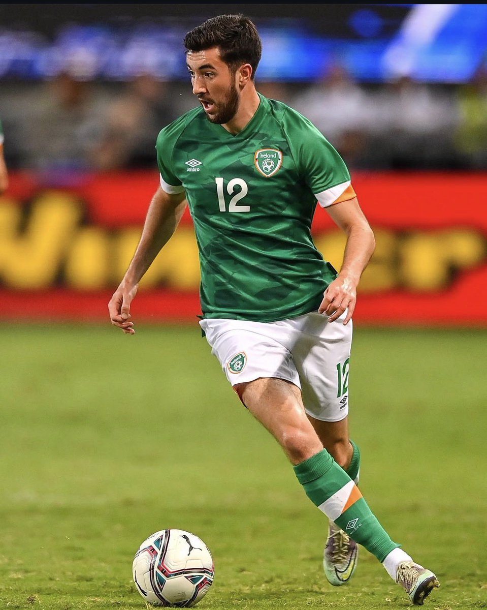 IFBMedia's tweet photo. Finn Azaz💚

Finn could have played for England, Israel or Ireland. He chose Ireland. "It was always Ireland."

Don’t let anyone try to argue and tell you otherwise!

His father Tim grew up in Cork, and Finn came visited Ireland often as a child. His great uncle is Brian Murphy, the Cork dual star who won All-Irelands in hurling and football.

Growing up in Birmingham, Finn was as sharp off the pitch as on it. Nine A*s at GCSE at King Edward's School, then A-Levels in French and Business while a scholar at West Brom. He even kept studying French and Spanish afterwards, just for his own personal development.

On loan at Plymouth, he quietly volunteered once a week at St Luke's Hospice. After he left the staff 
spoke, describing him as having "a heart of pure gold." He gave patients VIP treatment and walked one young fan onto the pitch as a mascot.

That's who Finn is. Yet there’s always been this uncomfortable criticism of Finn which has been amplified in recent weeks.  

He’s been treated like something else entirely. Not because of anything he did. Because of who his family is.

His loyalty doubted, his heritage thrown at him like an accusation. Some of it from people who should know better, including a former Ireland centurion.

Heimir described him recently as one of "the people I admire the most in all of this." Then on Thursday he stood up again. 

Against Austria, he had more touches than any other Ireland player. Starting deeper alongside Coventry, he was exceptional, driving us forward with the kind of passing we've been crying out for in that position. His cross-field ball helped create the penalty for our second goal.

He was later pushed further forward into the #10 role, where he he’s most effective at club level.
His influence on the game faded with the switch. 

With Ireland he’s more effective deeper, in attacking midfield Ireland need a more “direct energy” which doesn’t suit him. But he can give us the control and quality on the ball we've lacked from deep.

Whatever your view on the wider debate, no player should be made to feel unwelcome in the green jersey because of his family.

Finn chose us. Now it's our turn to back him💚