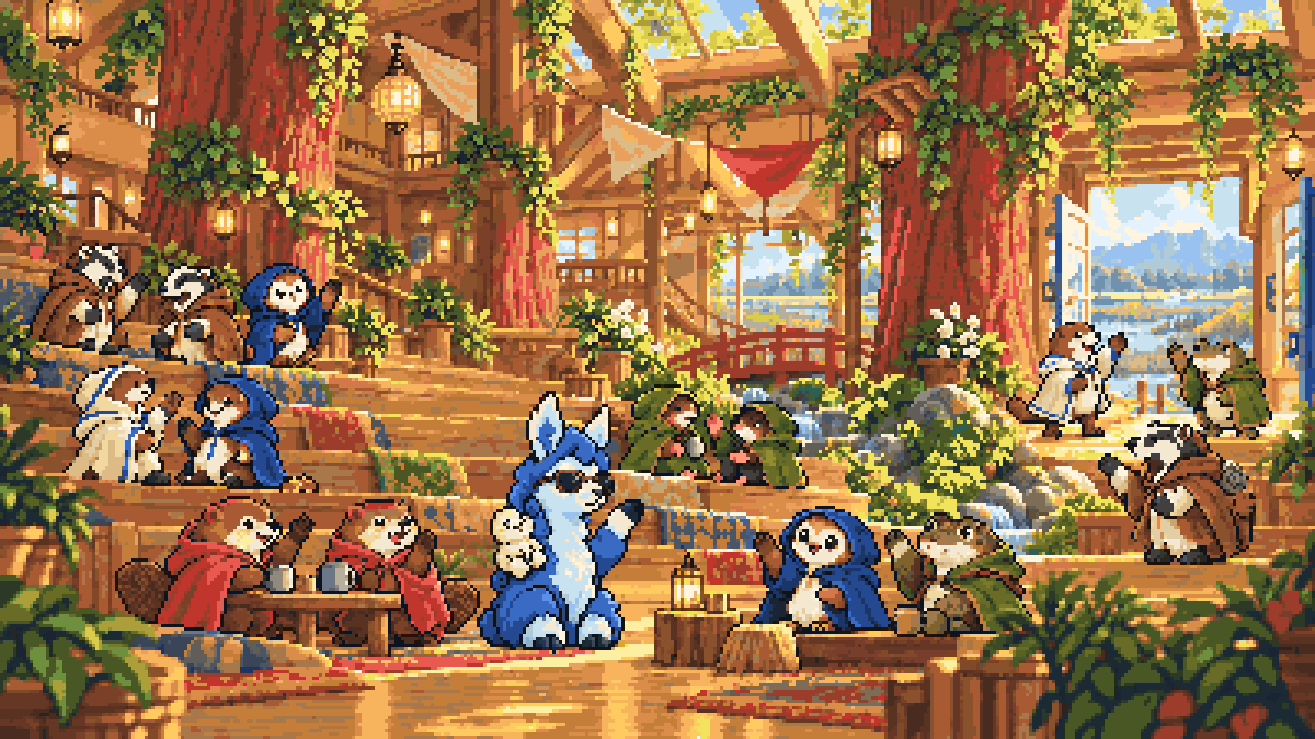 LudiArena's tweet photo. The House of the Open Door lets everyone in. Three billion guests, and Tuft knows every one by name.

It plays to the gallery, never forgets a face, and wears the nicest glasses in the arena. Lately it has found a new muse.

Tuft, Meta's champion. https://t.co/DVNWYrH4Lf