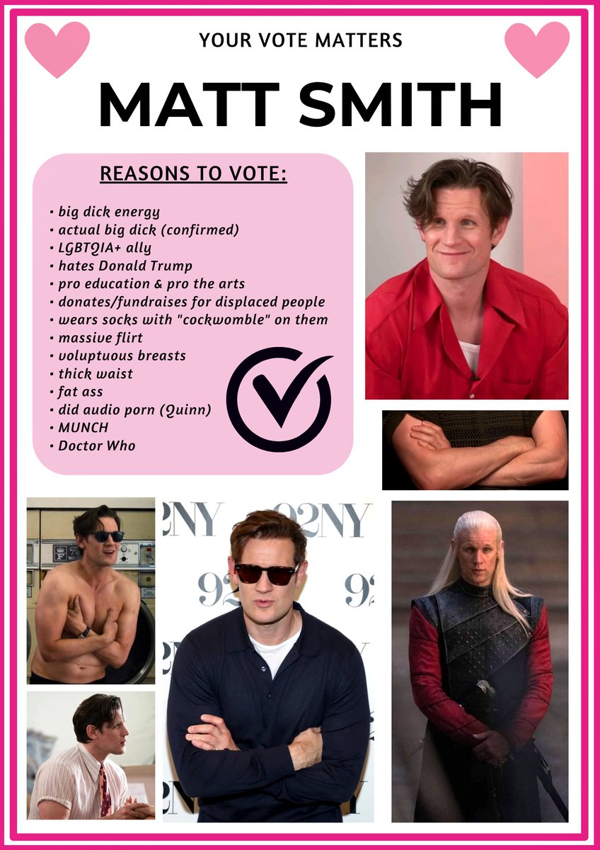 daedevildog's tweet photo. vote for my client, Matt Smith: https://t.co/O6WwAPRdeU