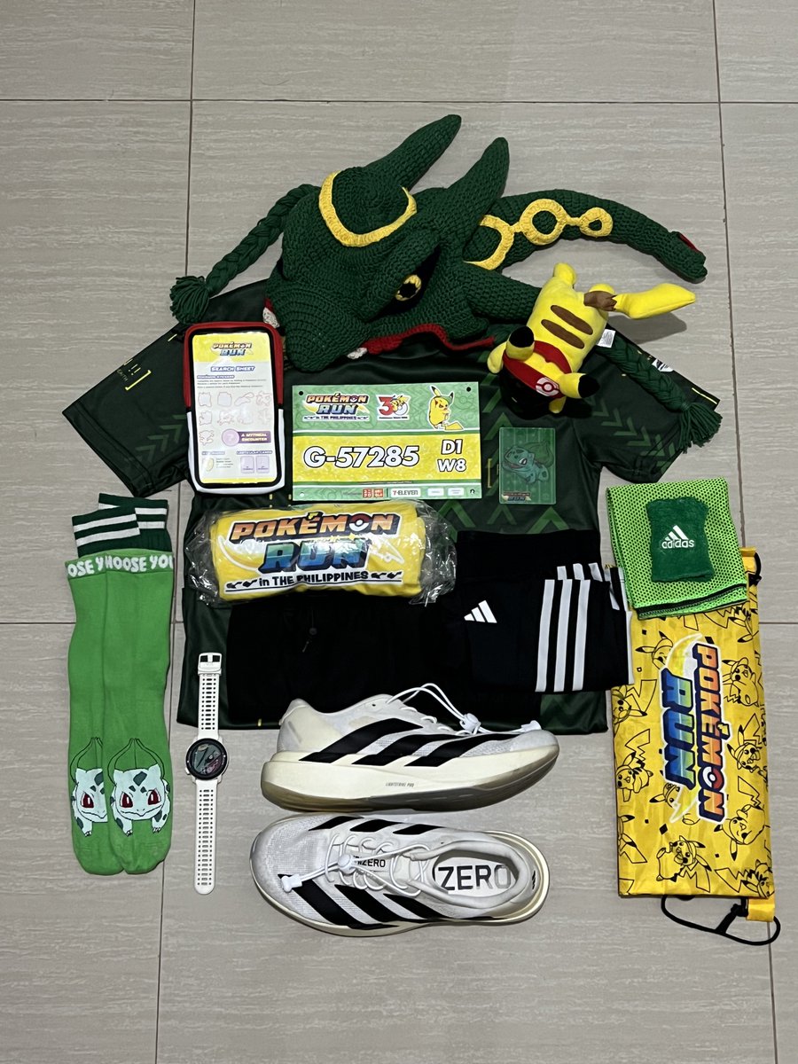aresxgg's tweet photo. Runner’s Mandatory Flat Ley! #TeamGrassType
See you later fellow trainers! 👋 (Day 1)
#PokémonRUN30 #PokémonRUNInThePhilippines #RUNRIO https://t.co/R8fjbAhjAa