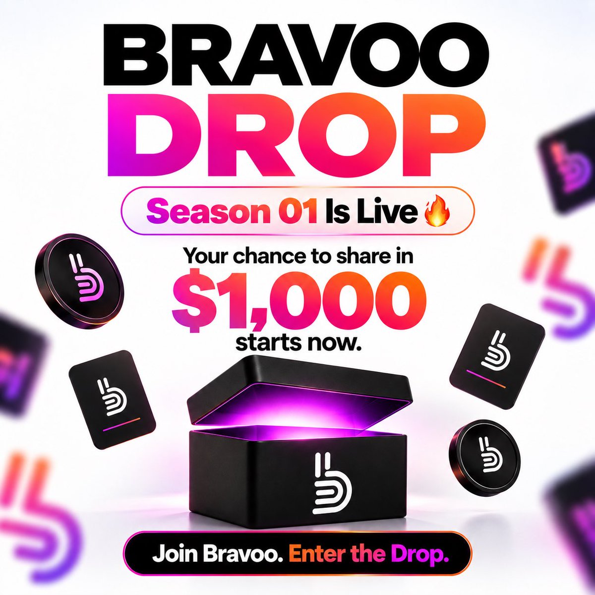 BravooOfficial's tweet photo. π THE BRAVOO DROP IS LIVE! π
Please update your Bravoo app now to see the new features and get started!
Over the next few days, weβll be improving the Drop, introducing a new video ad network, and releasing new missions.
Thank you for growing with us
#bravoodrop #community https://t.co/n7GQuuvauX