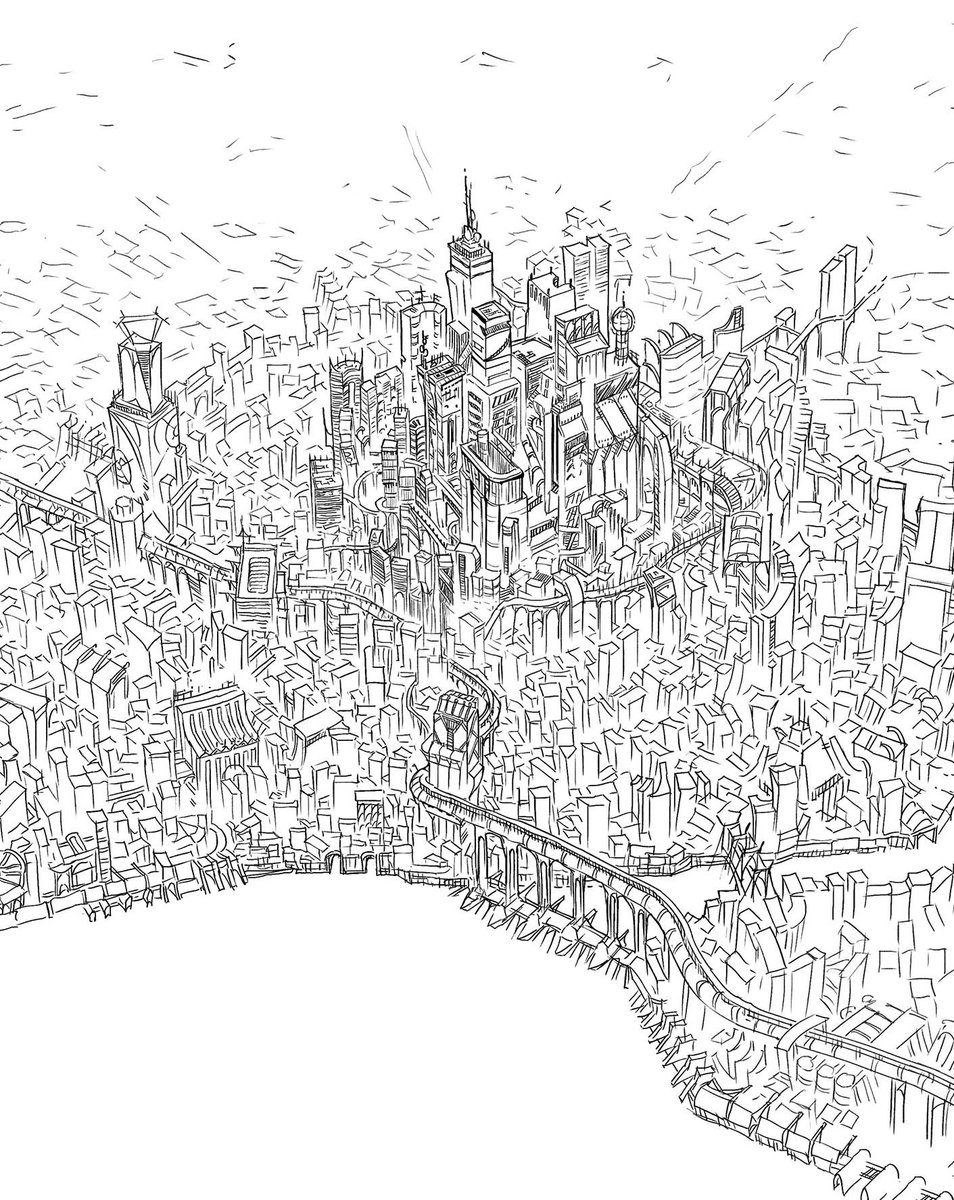 smitchellmaps's tweet photo. For years I thought I had to choose between fantasy, sci-fi, historical, modern cities.

Turns out, the genre matters much less than knowing the fundamentals. Once you understand them, you can draw whatever world you want! https://t.co/xu67TKVrPk