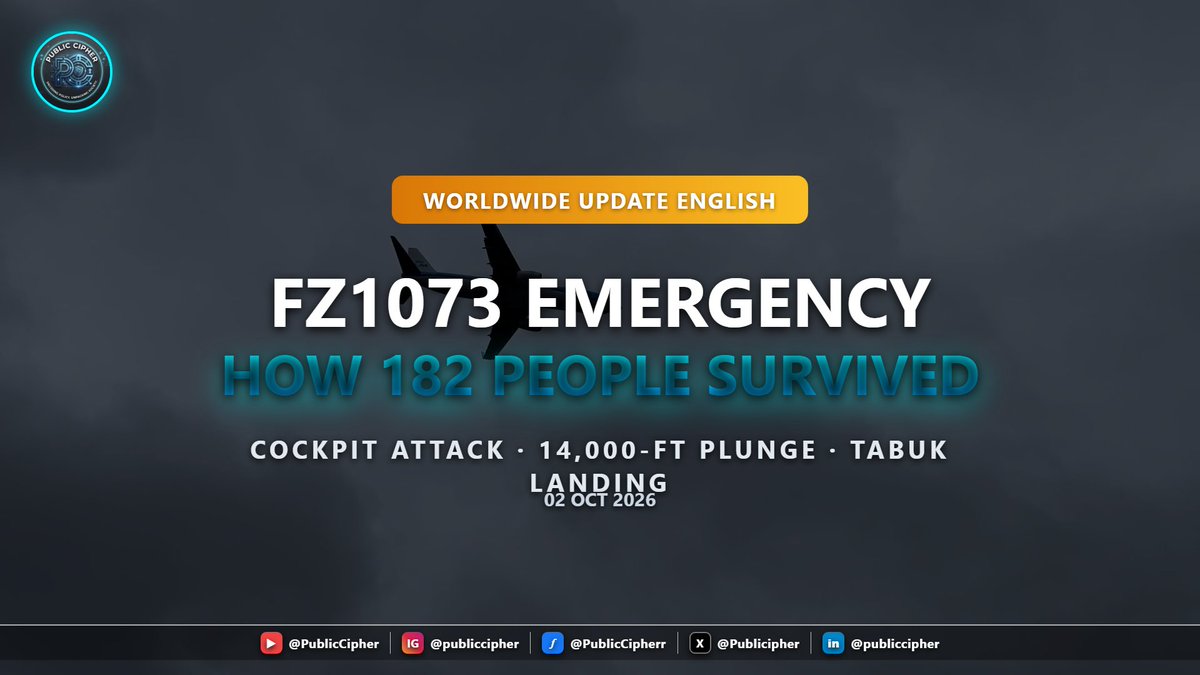 thepubliccipher's tweet photo. Aviation Safety &amp; Crisis Response: Decoding the Flydubai FZ1073 Emergency ✈️

 watch our full report:
🔗 https://t.co/upJAieakz9

#PublicCipher #AviationSafety #Flydubai #SmitMachchhar #CrisisManagement #FactFirst #FZ1073 #AviationNews https://t.co/YncEX2BBaz