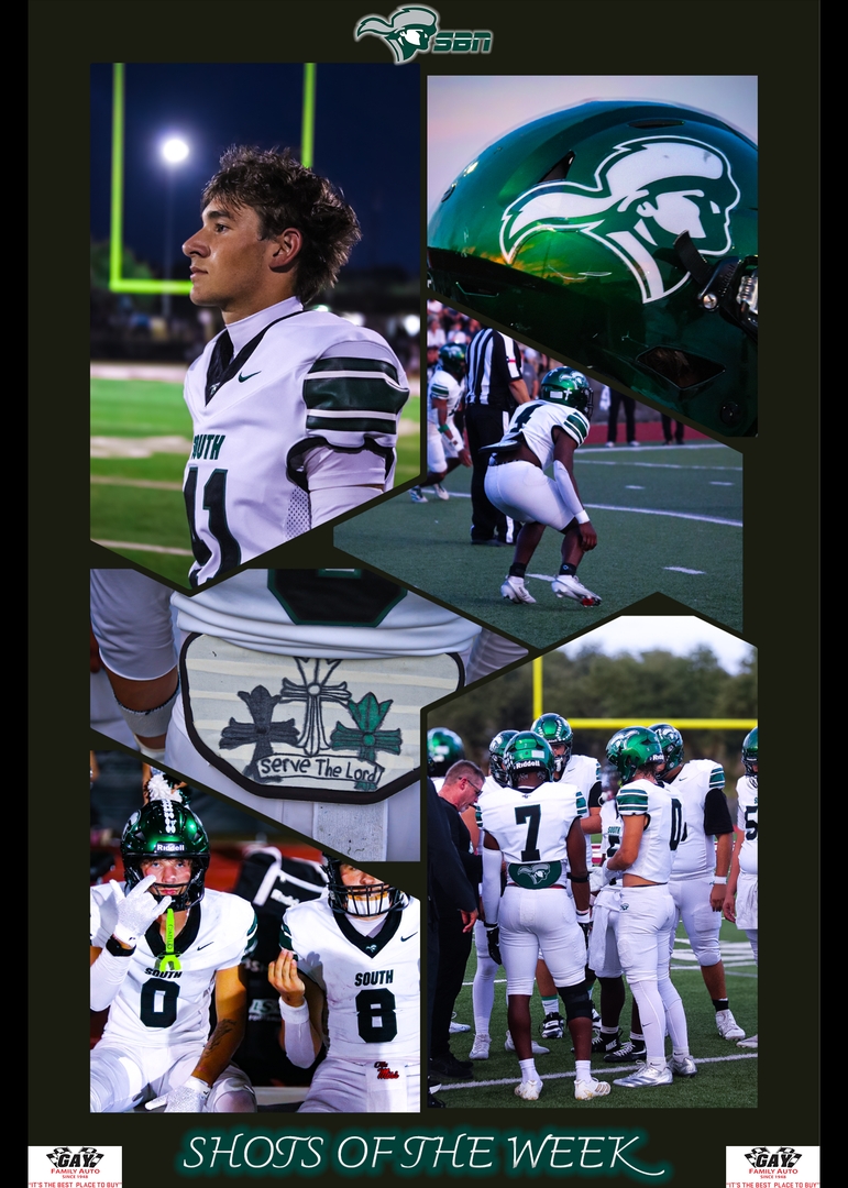 SouthPSBN's tweet photo. The week 6 Gay Family Auto PSBN Shots Of The Week are here! Pictures taken by Drew Rocha.

Tune in tonight at 6:45 PM as the Pioneers take on the St. Thomas. #SouthPride https://t.co/vJ2jl5qQ1p