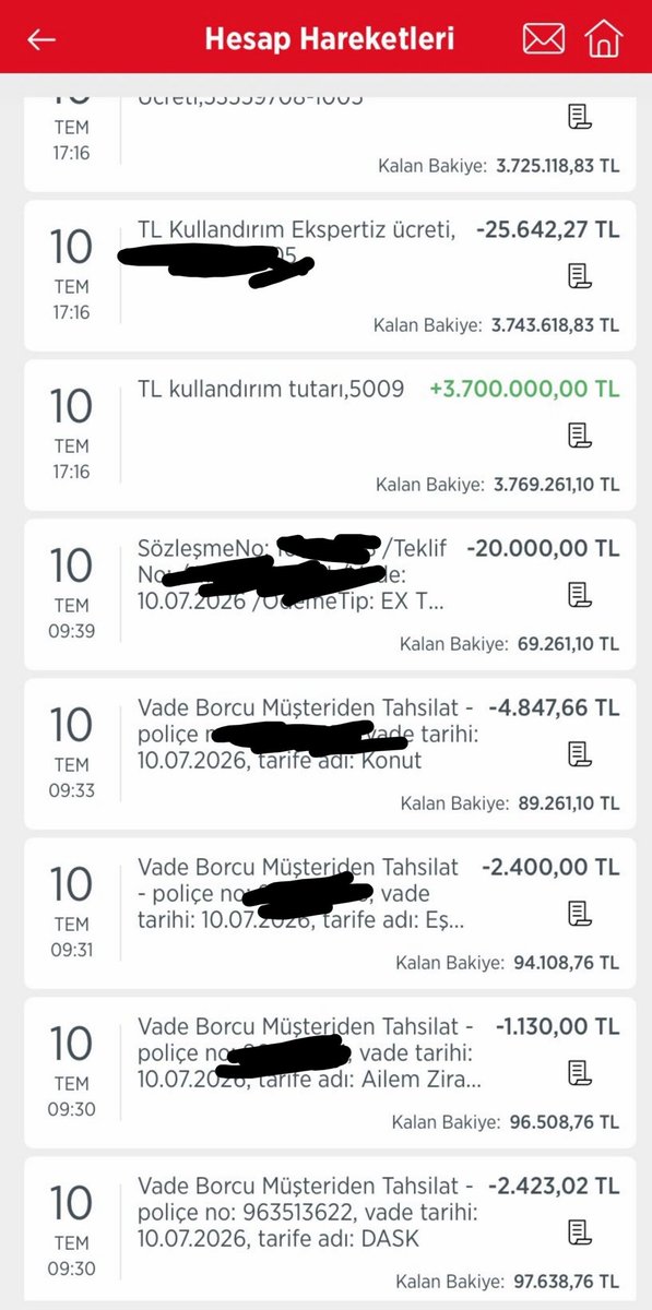 krediadam's tweet photo. Ziraat Bankasından 3.700.000 TL %2.89 Faizli 68 ay çekilen konut kredisi masrafları ve ödeme planı buyrun

Reklam, tanıtım ve işbirliği degildir. https://t.co/fTVBIV3gBt