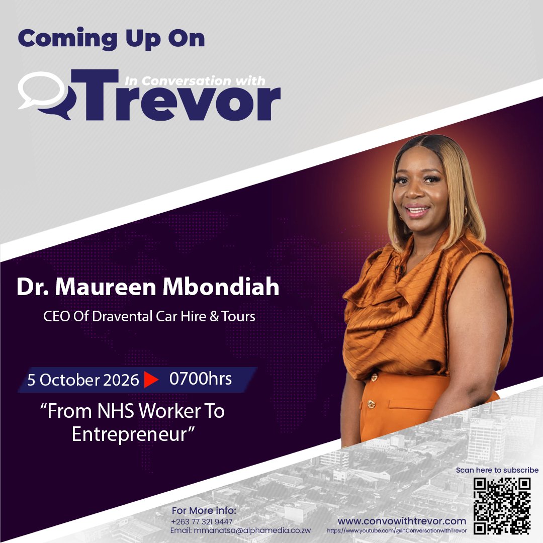 ConvoWithTrevor's tweet photo. Our next guest is Dr. Maureen Mbondiah, CEO of Dravental Car Hire and Tours. Subscribe to our YouTube channel 👇🏾https://t.co/WVy4vf65mV #ICWT26 https://t.co/NAK5IG5YLO