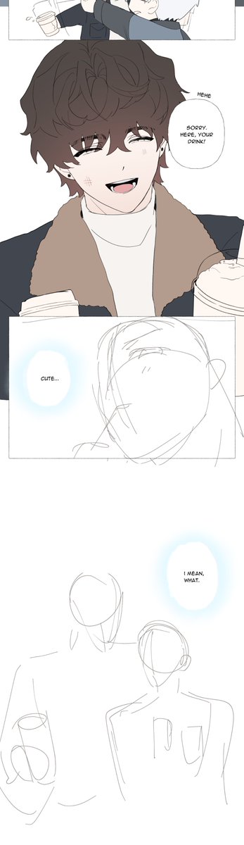 amaiuxu's tweet photo. idk if i'll ever finish this because I haven't touched this comic drawing since dec 2024 LOL... it's cute tho... i was en route to becoming a webtoon artist/lh https://t.co/yGQF4JEv36