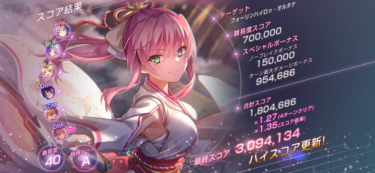 deradera9612's tweet photo. 去年の5月から編成変えなくても300出るらしいぞこのゲーム
バフもデバフも適当だからまだ伸びるな https://t.co/RCtNkPCx3L