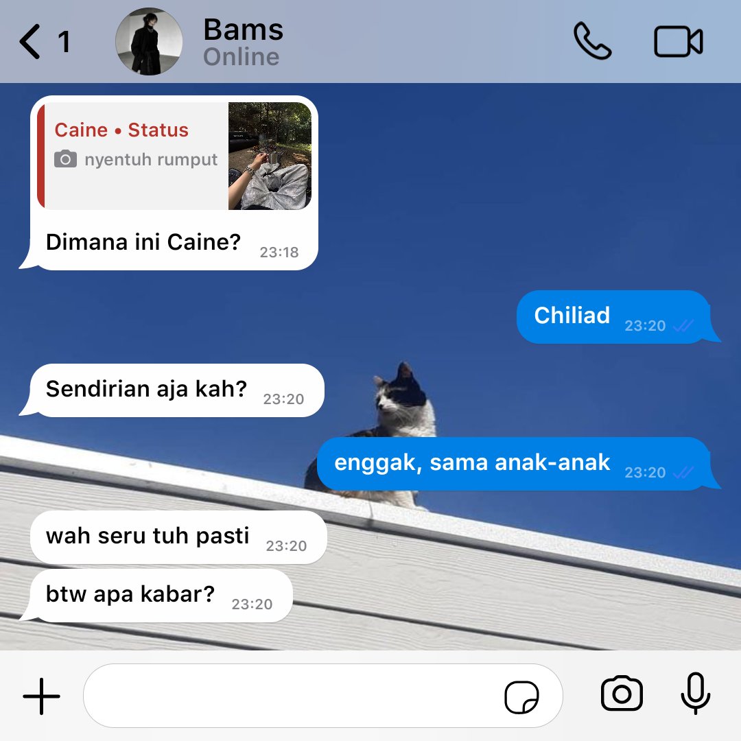 elvcaine's tweet photo. #bamcaine; Mantan yang dulu Caine putusin karena lebih prioritasin sahabatnya, kini dateng lagi dan ngajak balikan. https://t.co/T88xVRLDmr