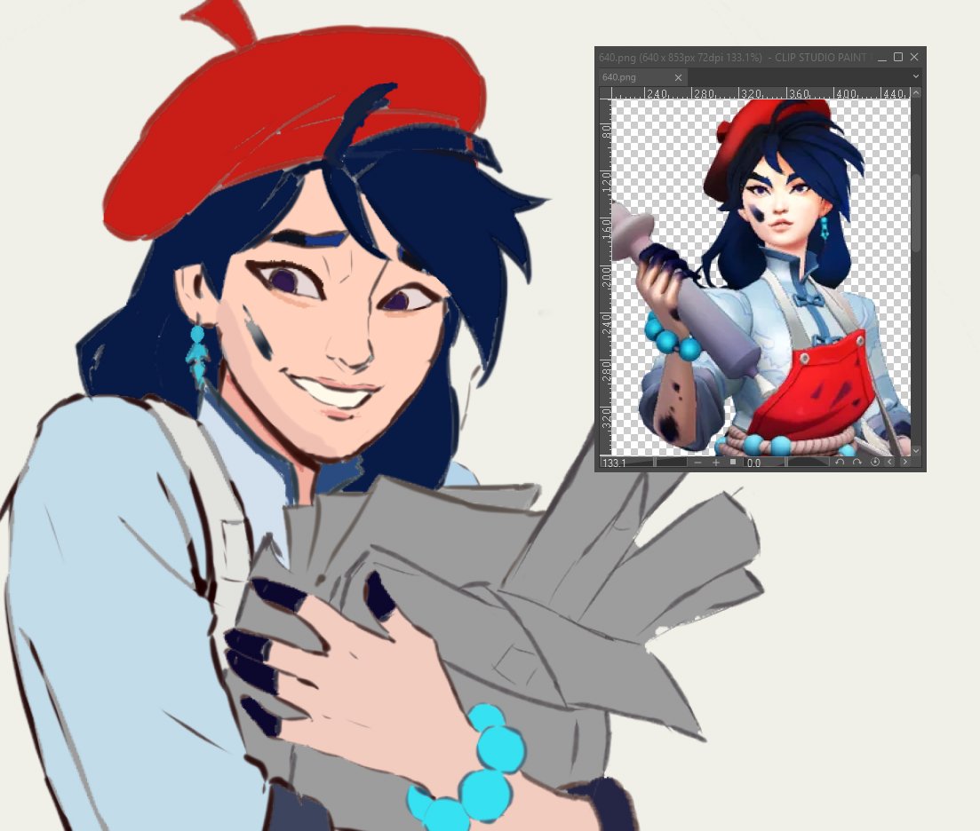 MonotonArt's tweet photo. taking a break from drawing to draw 🤠 https://t.co/tqyHOh0fks