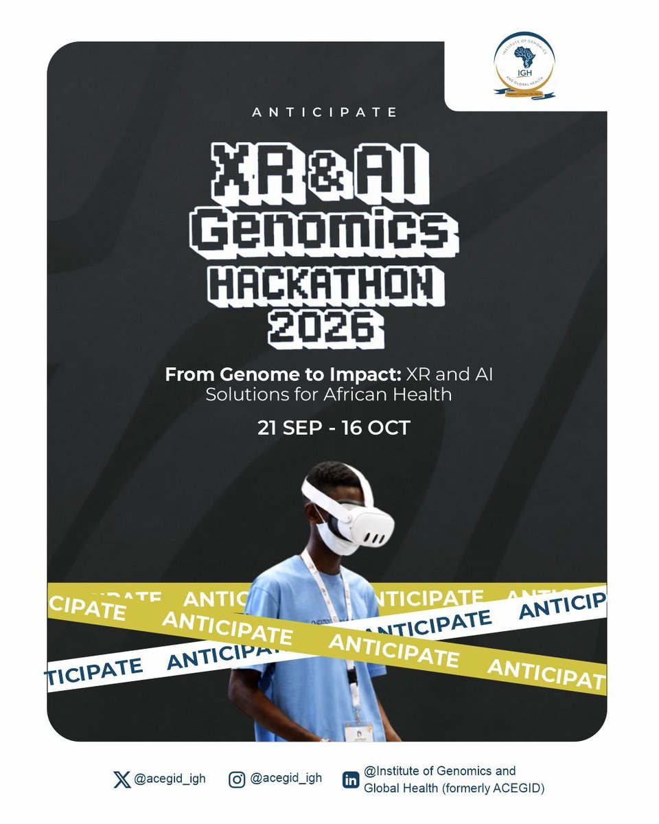 6tusG's tweet photo. XR &amp; AI Genomics Hackathon 2026! 

It has been an incredible week building at the intersection of Virtual Reality, AI, and Genomics. I am proud to be serving as the Scientist for Team 3 (Master Mix Preparation). https://t.co/7Ix6VmobjY
