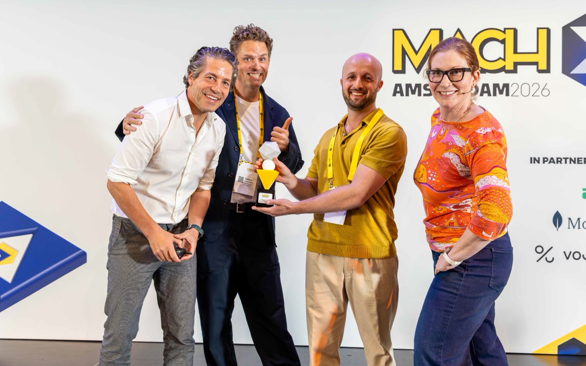 constructor_io's tweet photo. 🏆 Constructor is a 2026 MACH Impact Awards winner!

@MACHAlliance recognized us with the Agentic Achievement Award for the real-world impact our AI agents are driving across ecommerce.

Proud of what our team &amp; customers are building together. Read more: https://t.co/pWw1tfZ4Eb https://t.co/NeaRBMyL4y