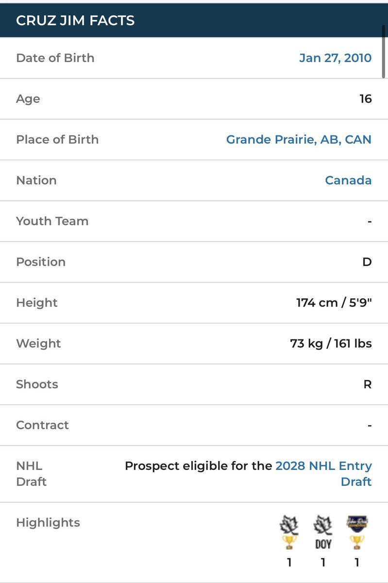 VIPsmInc's tweet photo. Our 3rd pick in @theUFHL 2010's (NHL Draft 28') future draft (26th overall) VIP is proud to select, from the @bdnwheatkings of @TheWHL, Cruz Jim. 

#UFHL @UFHLScouting https://t.co/5auzc0XDI8