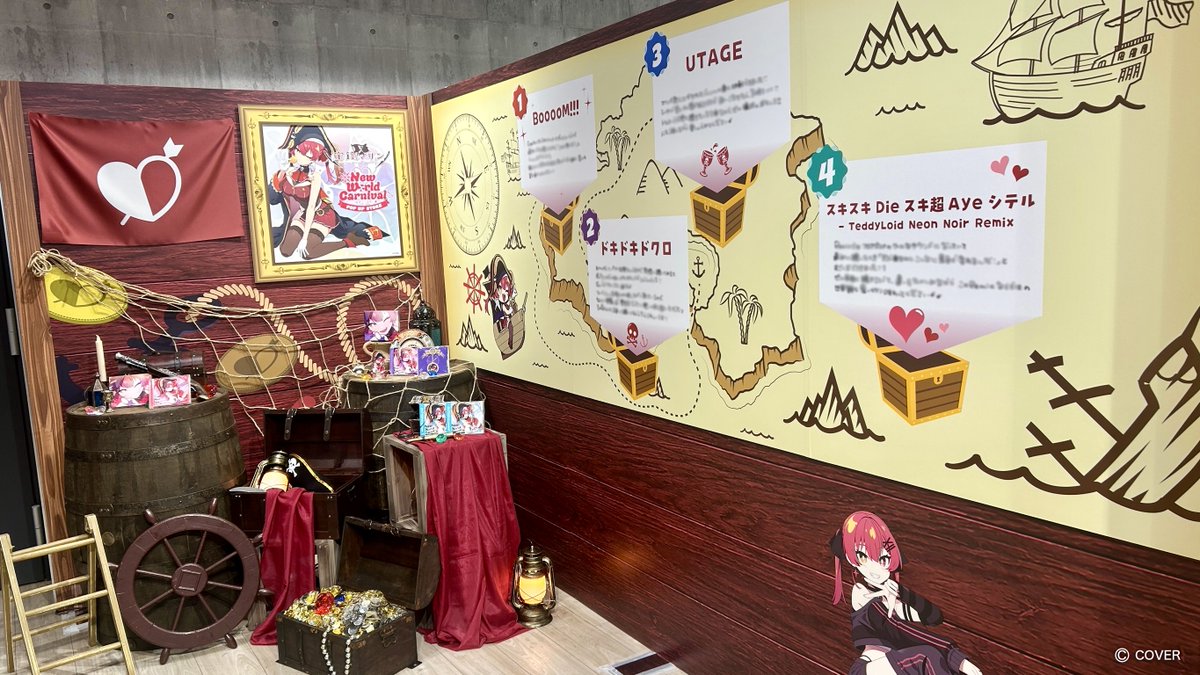 ASketch_JP's tweet photo. #宝鐘マリン

🏴‍☠️POP UP STORE 東京会場｜本日OPEN🏴‍☠️

「New World Carnival 〜いざ魅惑の大海原へ♡〜」リリース記念
POP UP STORE 東京会場が本日【10月3日(土)11:00】OPEN✨

オープンに先駆けて、会場の様子を少しだけお届け👀✨
「New World Carnival」の世界観を楽しめる店内装飾にご注目を🏴‍☠️
メッセージボードもご用意してますのでぜひご参加ください！✨

✔東京会場：渋谷モディ 1F カレンダリウム
✔開催期間：2026年10月3日(土)〜10月18日(日)

ご来場の際は、入場方法や注意事項をご確認のうえお越しください！

▼詳細はこちら
https://t.co/jO4sQ3xO2w

#NewWorldCarnival
#ホロライブ