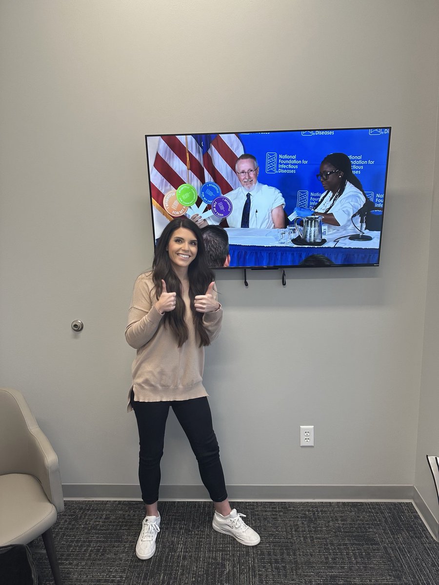 ARAdultImmDoc's tweet photo. Got my 2026-27 flu and Covid vaccines @NFID Respiratory News Conference. Thanks also to friends @Walmart for great vaccination technique and friend Allie with Arkansas Immunization Action Coalition for recording the moment!
#LeadingByExample Join me and get protected!! #TameIt https://t.co/yUx7yBvGQJ