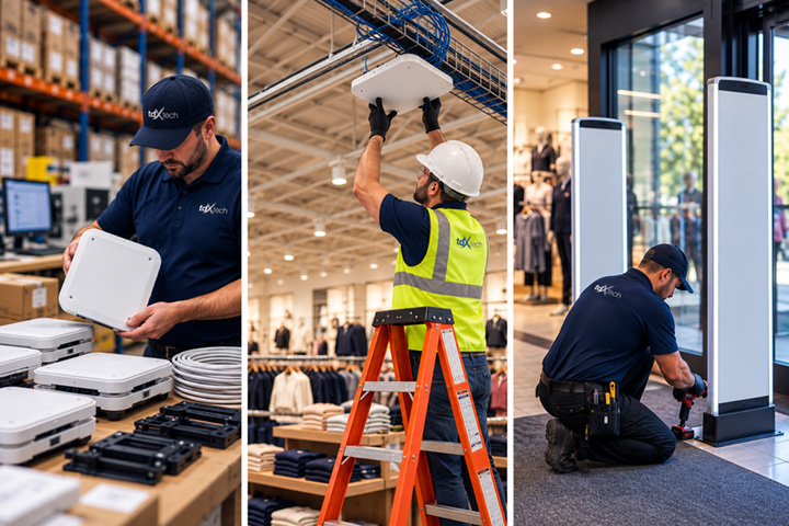 TDXTech's tweet photo. Planning an RFID rollout for your retail stores?
Hardware is only part of the equation.
Reader and antenna placement, cabling, network infrastructure, staging, logistics, installation, and testing all play a role in successful deployment.
More: https://t.co/yZIG3osZEm
#RFID https://t.co/ThdX0NJMXw