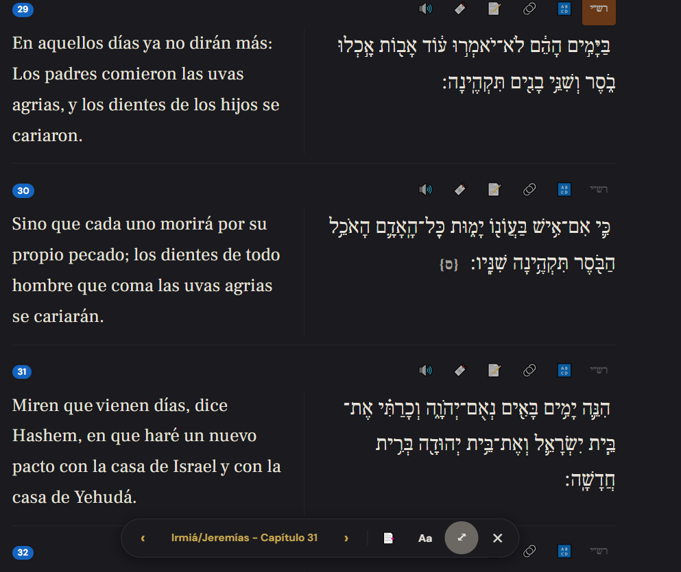 LaEraMesianica's tweet photo. @federico_vl @gonsanchezrey1 Con ese texto estas contradiciendo el evangelio directamente, ya que dice que nadie enseñara porque no sera necesario, el nuevo pacto de jeremìas 31 es para Israel, la Tora en nuestros corazones, y fijate en ese mismo capitulo, tambien dice que nadie muere por tus pecados. cito: https://t.co/kFOcWPys7p