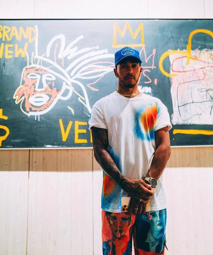 blckpnthrmltn's tweet photo. lewis and basquiat !!! https://t.co/CuOv3dLfm6