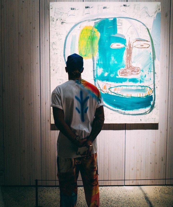 blckpnthrmltn's tweet photo. lewis and basquiat !!! https://t.co/CuOv3dLfm6