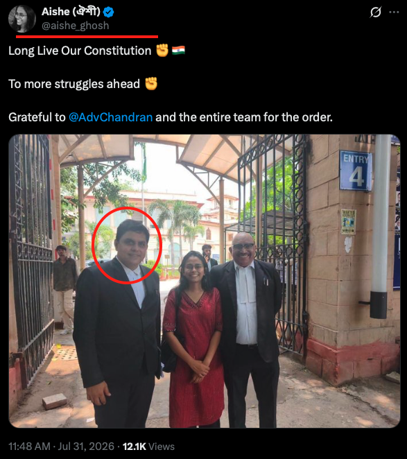 VijayGajeraO's tweet photo. Media coordinator of the Lawyers Association for Constitution, Subhash Chandran!

So we already know what the findings of these Marxists will be! https://t.co/Yvw3fqrChg