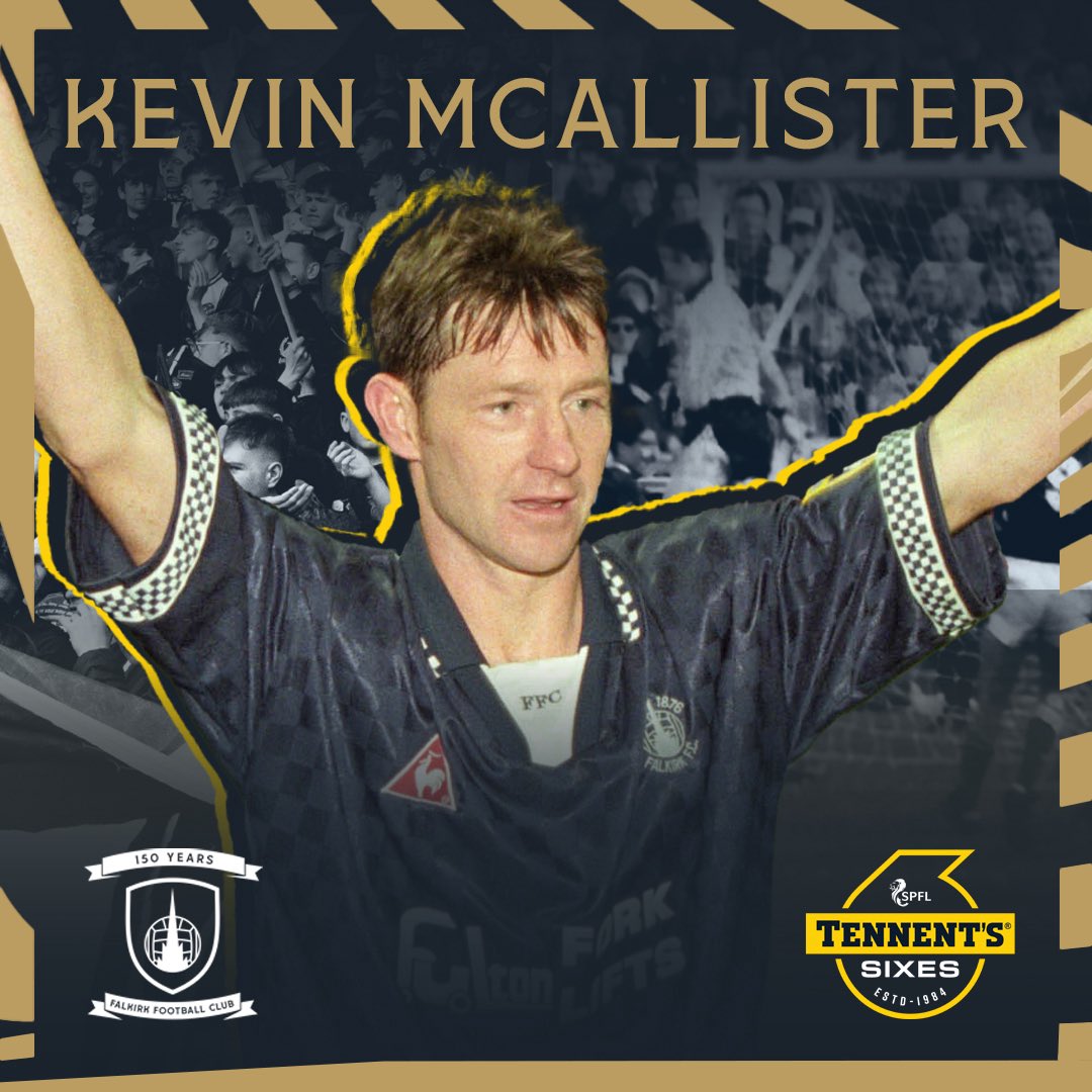 FalkirkFC's tweet photo. 🔒 Locking in our line-up!

The final stars are confirmed for this weekend’s SPFL Tennent's Sixes!

Mark Stewart, Ricky Waddell, and Myles Hogarth will represent the Bairns, with Club Ambassador Kevin McAllister taking on the role of Manager.

🎟️ https://t.co/19FHVnDm58 https://t.co/5ci1SoTS4q