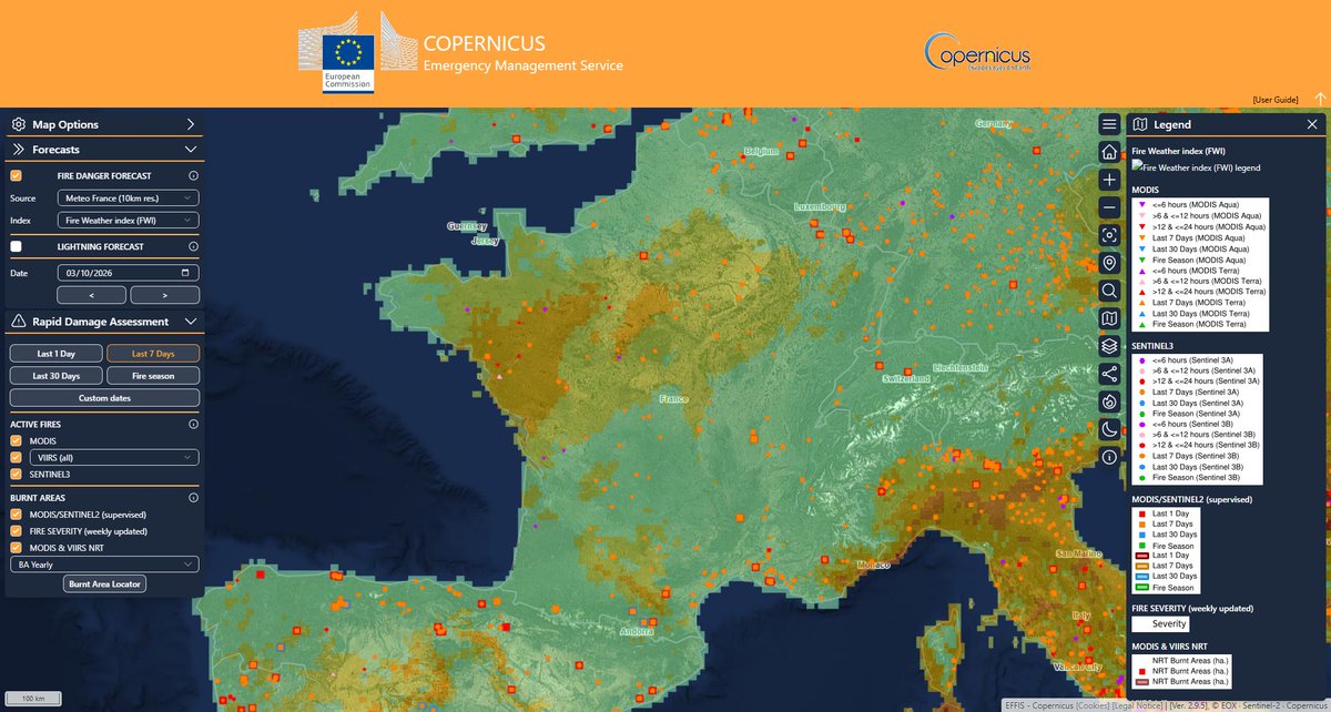 RCN_Dordogne's tweet photo. ℹ️ [PREVENTION]

🔥 Estimation* du risque #FeuxDeForêt (#IFM) par massif forestier en #Dordogne pour 24h du 02 au 03/10/2026 à 18h (16h UTC)
+ Météo des forêts Météo-France pour 48h.
#FDF2026 #EFFIS #DFCI

📲💻 Toutes vos infos : https://t.co/XXSZdJiG5Y

* https://t.co/uwhaiV1Muq https://t.co/QNsSiAHoDs