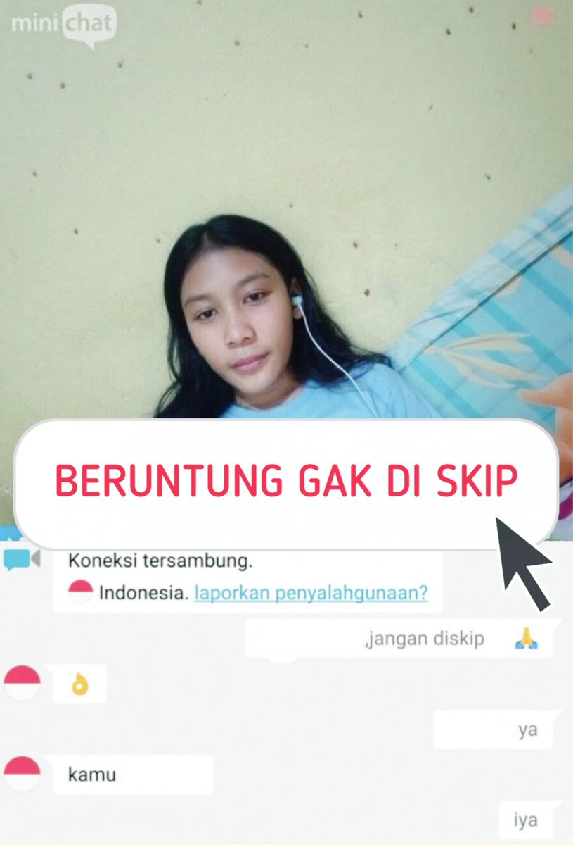 DoraOmeTv's tweet photo. ome tv, hoki gak di sikip, soalnya obrolanya seru https://t.co/CUgtaDbdyY