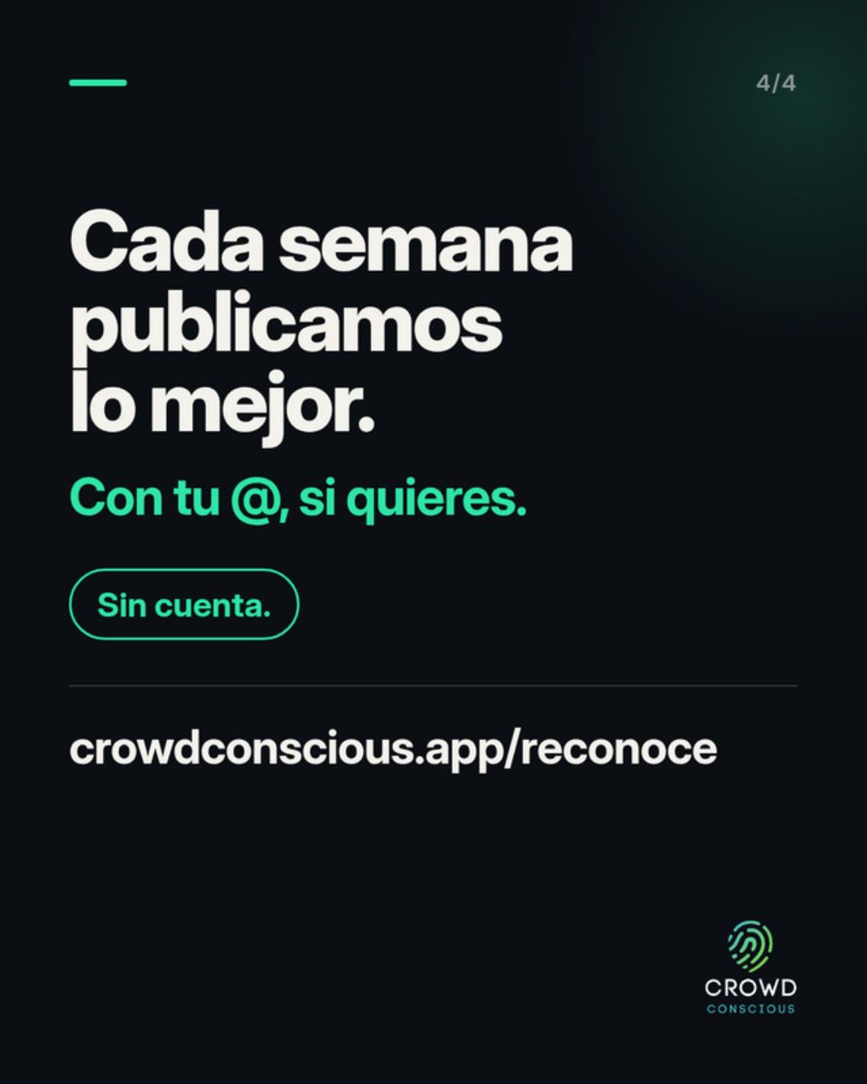 crowd_conscious's tweet photo. Ya nos quejamos suficiente. Hoy presume a tu colonia. 💚

¿Vecinos que rescataron el parque? ¿Una huerta en la azotea de la escuela? Tómale foto a lo que hacen (no selfie) y cuéntanos qué y dónde. Sin cuenta.

https://t.co/WZcHMbzzE0

#LoBuenoDeCDMX #MándanosLoBueno https://t.co/5IjF0zJ4pK