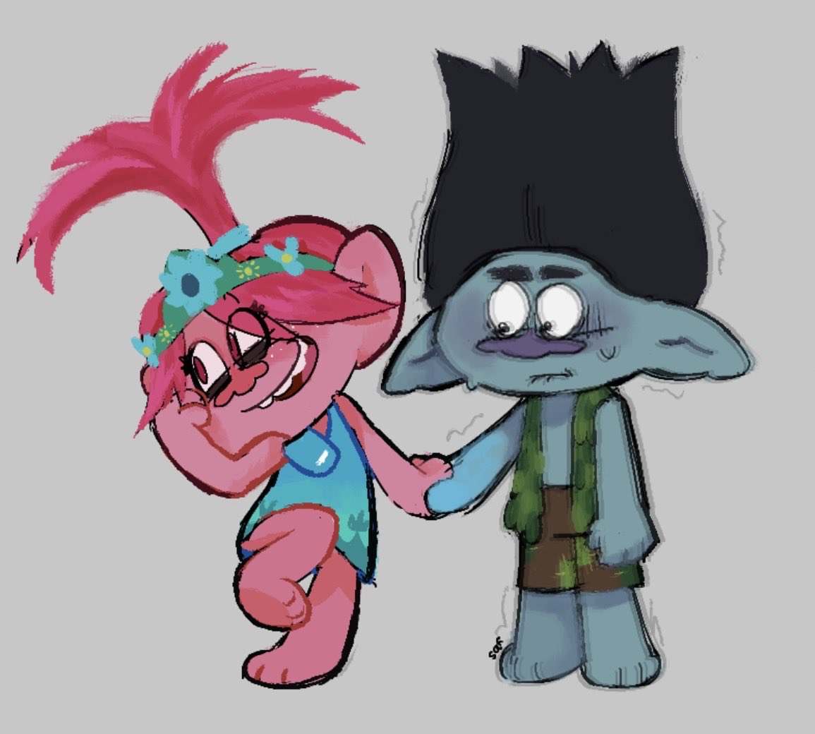 Safarieisstupid's tweet photo. Broppy doodle break yes its a remake #trolls #DreamworksTrolls https://t.co/uEJoIcl6D7