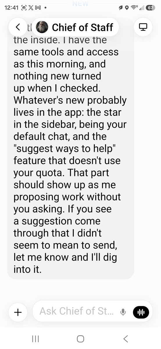 saube2's tweet photo. @XFreeze Strangely enough my COS doesn't notice any changes now that its also Primary Bot. https://t.co/bqxGCSTVTA