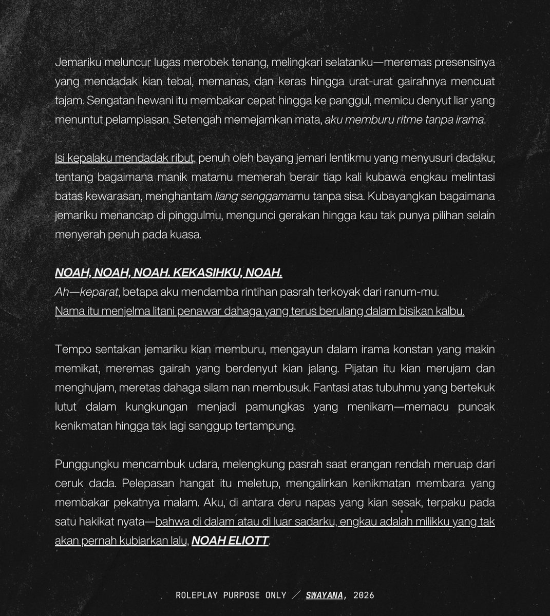 KIDUNGANARKl's tweet photo. ️️ ️️ 
#PROMPTIDEASKINKTOBER
CW : erotica , sexual content , obsessive / possessive behavior , masturbation
️️ ️️ https://t.co/jjZvJcnUo9