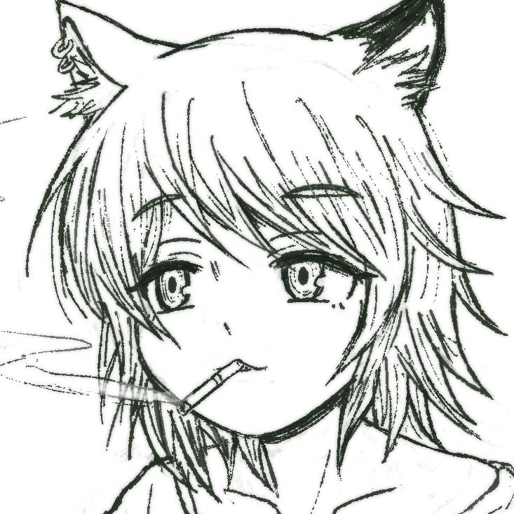 Kxela's tweet photo. Inktober Oct 2 - Yanineko ヤニねこ
#inktober #inktober2026
#yanineko #ヤニねこ https://t.co/DBmKLEGd76
