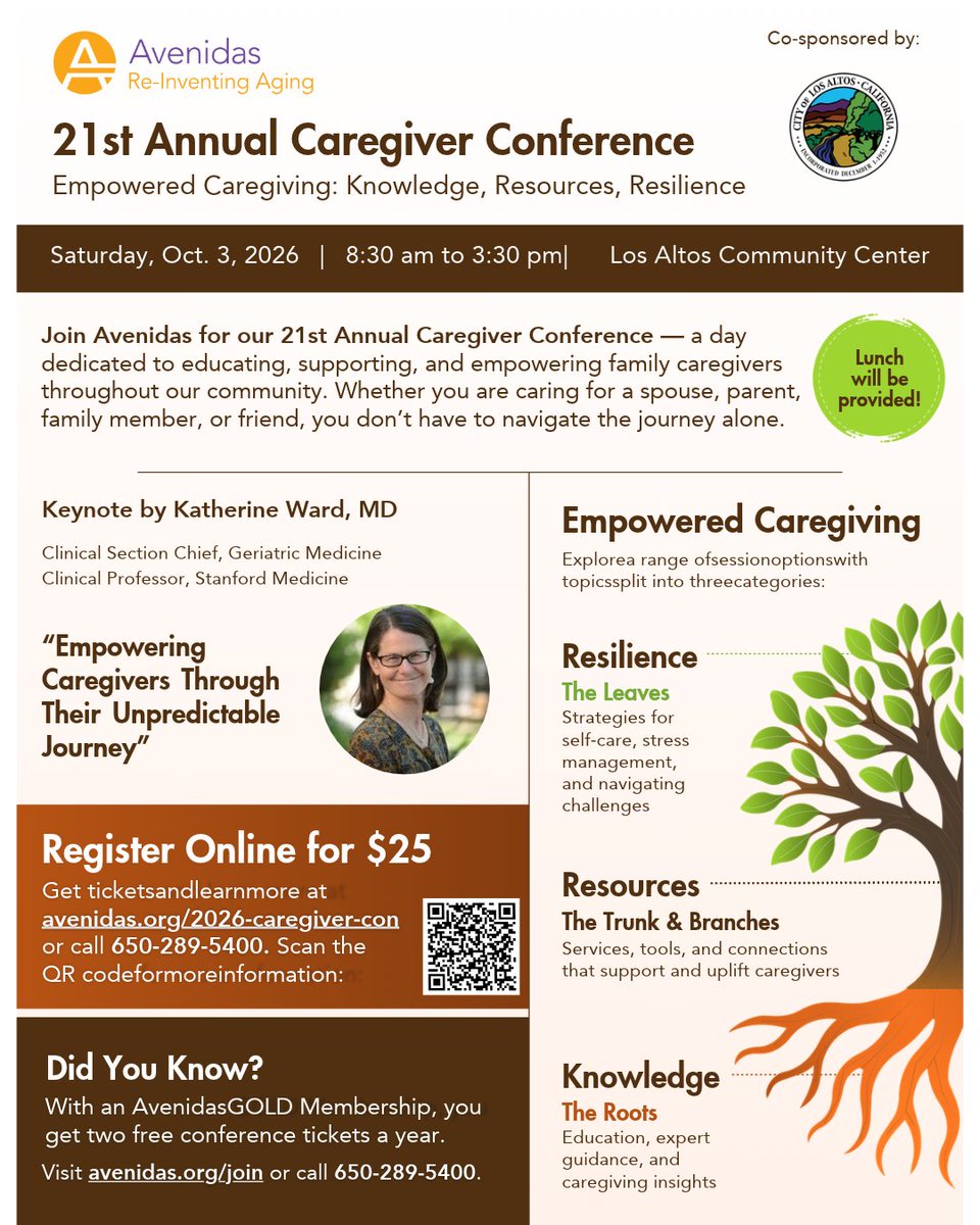 FLHC_Peninsula's tweet photo. Tomorrow, we’re proud to support the 21st Annual Avenidas Caregiver Conference
Still need to register?
https://t.co/JhNJiXCBXy
Come meet our team and discover support for caregivers and families.
#CaregiverConference #Avenidas #FamilyCaregivers #CaregiverSupport #SeniorCare https://t.co/ainN7Mh1tR
