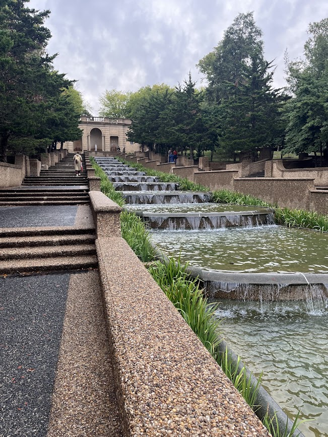 MttCarmichael's tweet photo. meridian hill park in dc is a fine place to spend some time...here i learned about the great american concretist, john joseph earley, inventor of 'the earley process,' a mixing technique that freed concrete from the bondages of clean, orderly utilitarian construction and transformed it into a wild and vibrant artistic medium. 

probably unrelated: on sundays now people gather here for legendary drum circles and certain corners of the park operate more or less like open-air drug markets