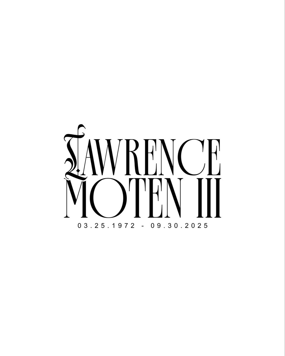 Lawrenciamoten's tweet photo. This past Wednesday marked one year since my dad passed.  The entire world rotates differently without my Daddy on it. I miss him more than words can say. Every day, I’m just trying to continue making him proud. ❤️

I will forever honor you❤️.
#lawrencemoten https://t.co/21UeNNNC1H