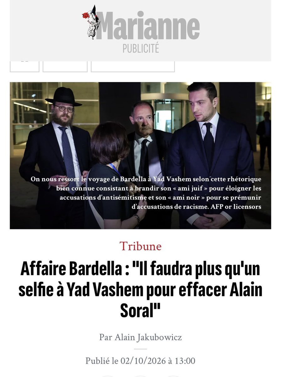 JakubowiczA's tweet photo. A lire dans @MarianneleMag 

https://t.co/6HefjlRRWN https://t.co/PtnD2sJF3a