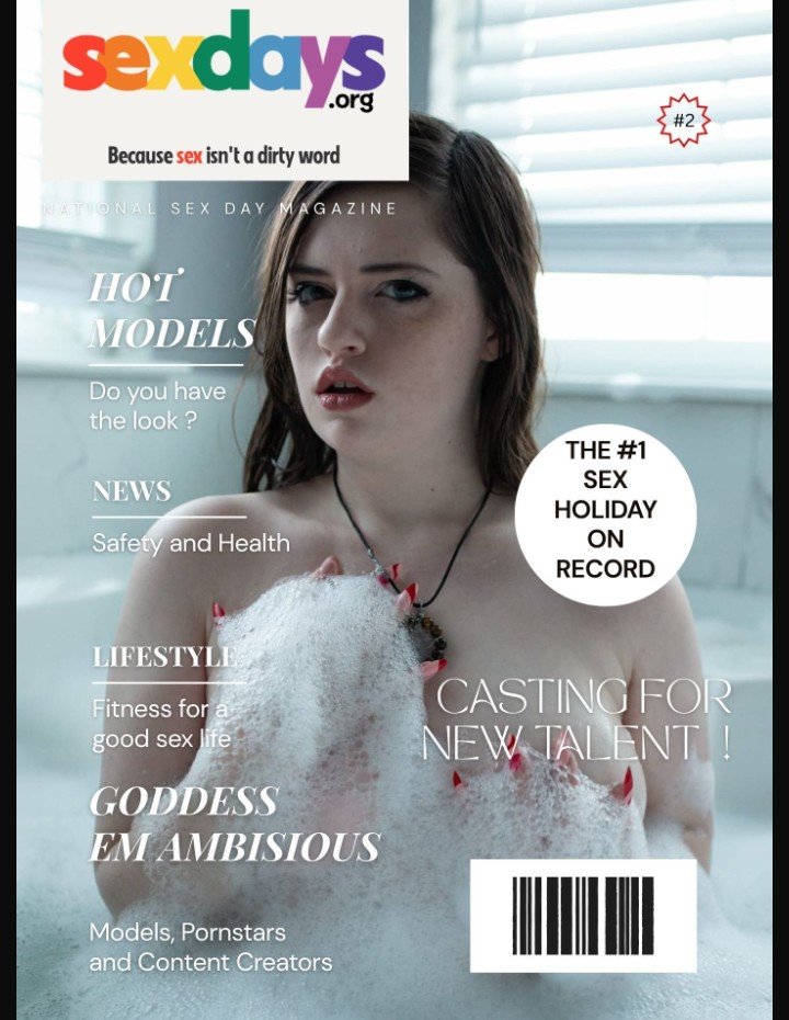 SexDaysOrg's tweet photo. The cover girls of  National Sex Day Magazine!! @msAmandakasbh @emambisious @The_Gia_Woods  thank you, ladies !!! We are the ONLY sex holiday with a podcast &amp; magazine.  Follow us. https://t.co/1lPCVEfpjM #sex #porn #models #swingers #podcast #nude #hotties https://t.co/cZYOMyfkw2