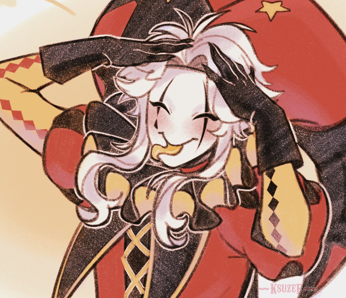 __ksuzee__'s tweet photo. Etto—…blehh ~ ⭐️

#tfc #pierrot #thefreakcircus #tfcpierrot https://t.co/YGo5r26saL