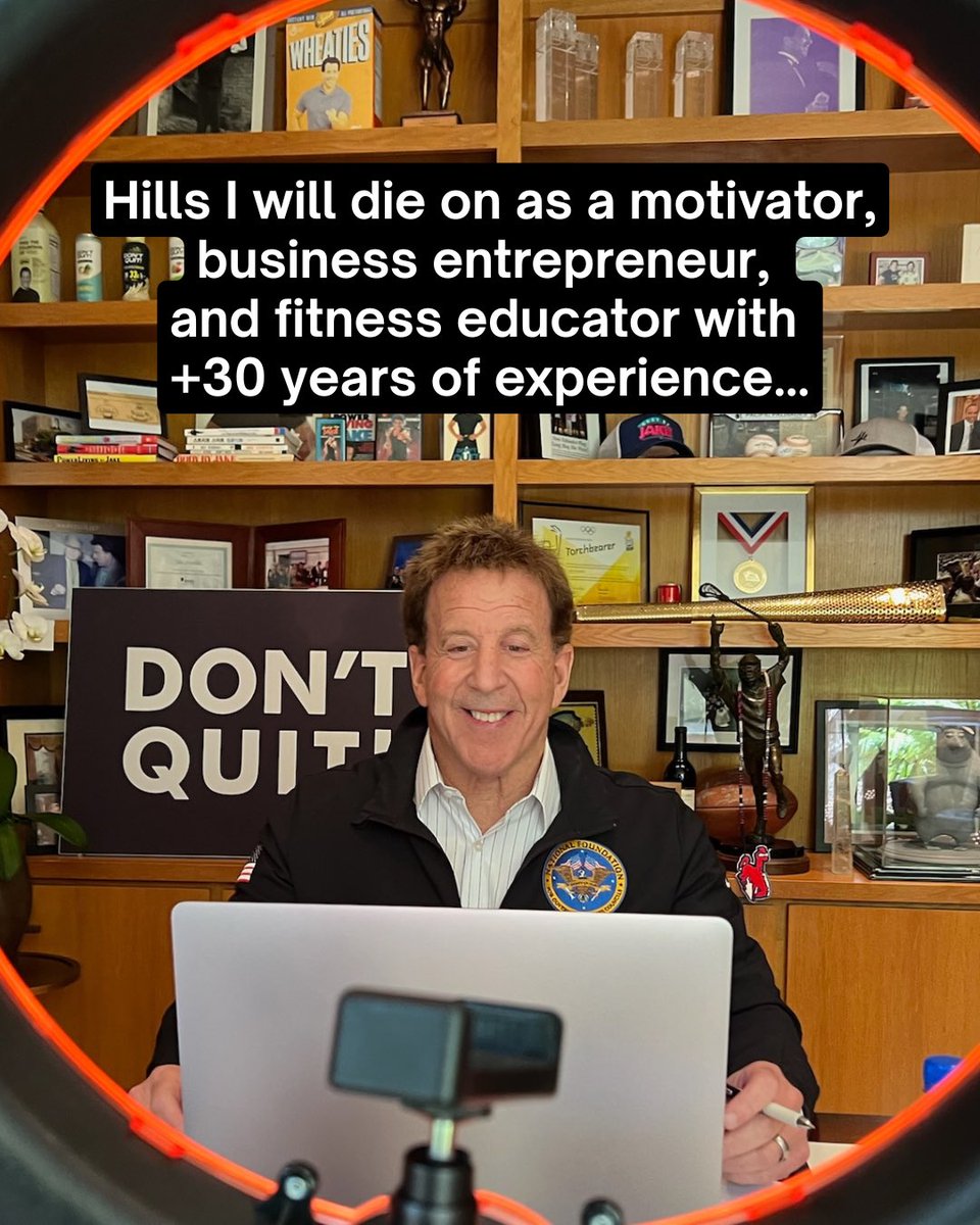 BodyByJake's tweet photo. Hills I’ll die on… Agree or disagree? #DONTQUIT https://t.co/l4pk9b79pG
