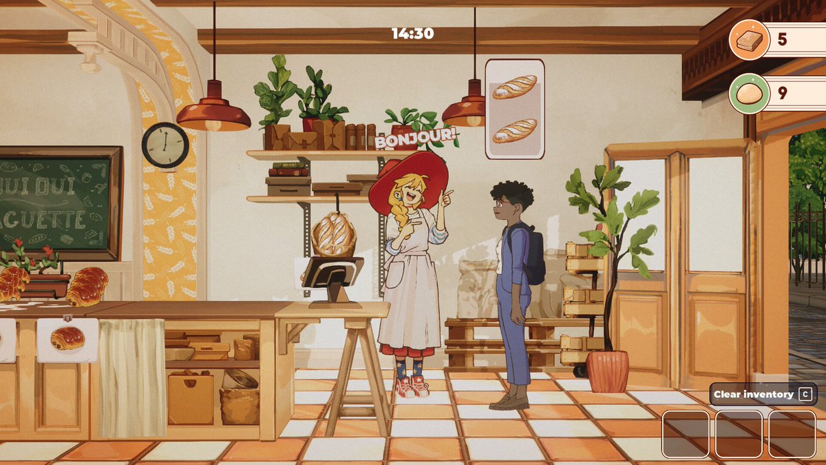 red_recs's tweet photo. Cosy Game Countdown: The Witch's Bakery by @SunnyLabGames 💫 
Take on the role of a witch who runs a bakery in the heart of Paris. Soothe people's very souls with your pastries, and take to the city on your days off to meet the locals. Launches 14th Oct!
#indiegame #indiedev https://t.co/MEZfUu4SUb
