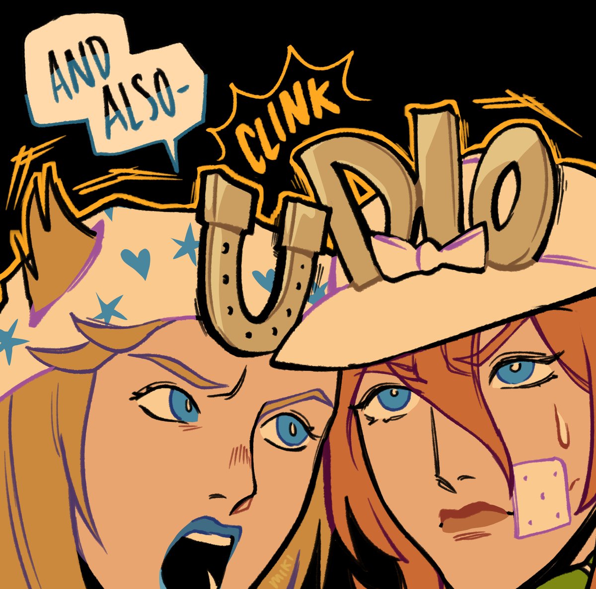mikibagels's tweet photo. A bro code between jockeys with comically large metal accessories on their hats🏇🤝 https://t.co/7frr1kHnMQ
