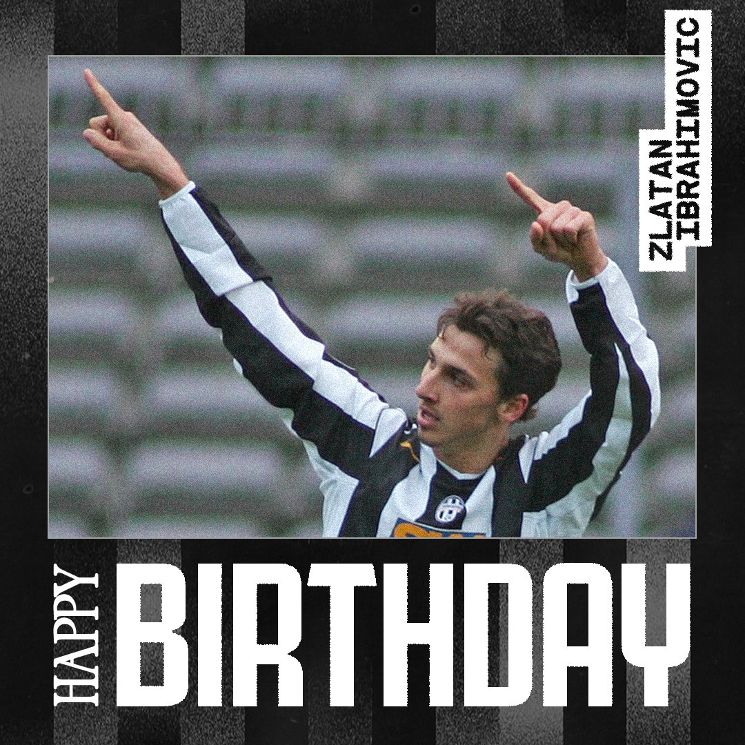 juventusfc's tweet photo. Tanti auguri Zlatan! https://t.co/0RLDUAvY82