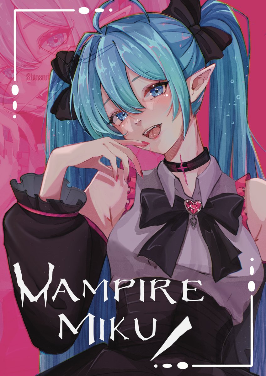 ShinsenNat's tweet photo. #Miku #Vampire https://t.co/oWIunFjiqG