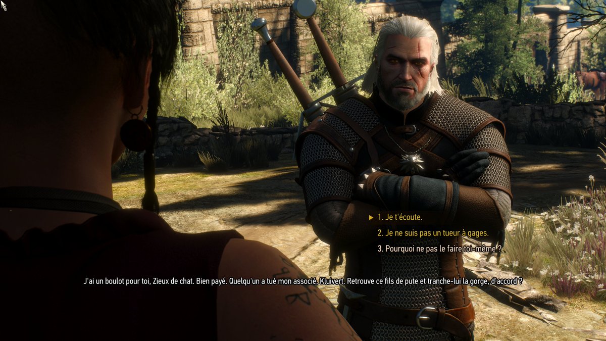 Aesmyrel's tweet photo. A direct comparison between the GOTY Classic version and the remastered version, for those who are curious. #witcher https://t.co/K9Lr4xKWDg