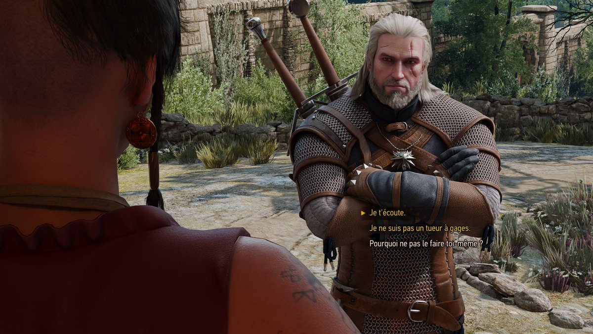 Aesmyrel's tweet photo. A direct comparison between the GOTY Classic version and the remastered version, for those who are curious. #witcher https://t.co/K9Lr4xKWDg