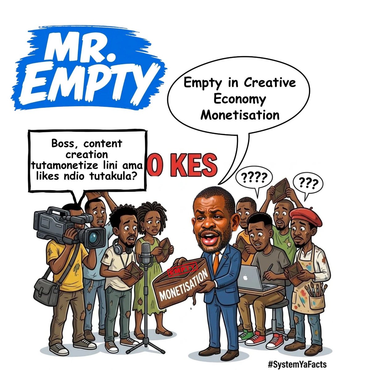Tito_kenyan's tweet photo. Sifuna wenu hata hajui Kama Kuna creative economy monetisation.

Yeye plans ako nazo Ni kukataa maendeleo tu.

Hawa ndio leaders hatufai kupea opportunity hata Kidogo Nothing To Offer #MrEmpty https://t.co/KQRj7IhAtg