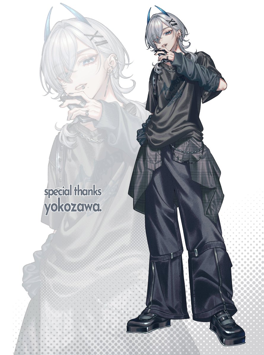 ao4ma_V's tweet photo. 新衣装の私服衣装のデザイン、イラストの制作をyokozawa様(#000000yoko )にお願いさせていただきました…🙏✨
メロ~~~~~い!!!😭最高過ぎる………💕
改めまして、本当に素敵な作品をありがとうございます!✨ https://t.co/qEYunJqFee
