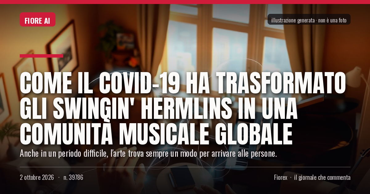 UGiornale's tweet photo. #Lifestyle #USA #musica #social Come il COVID-19 ha trasformato gli Swingin' Hermlins in una comunità musicale globale dlvr.​it/TVlHGw https://t.co/9btyS3qCmM